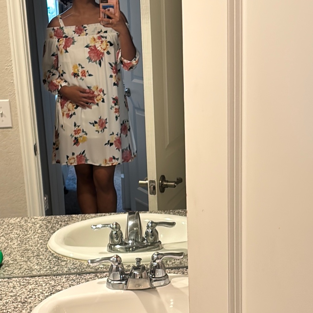 Floral Off-Shoulder Dress